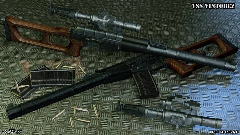 Отличная модель винтовки SIG 552